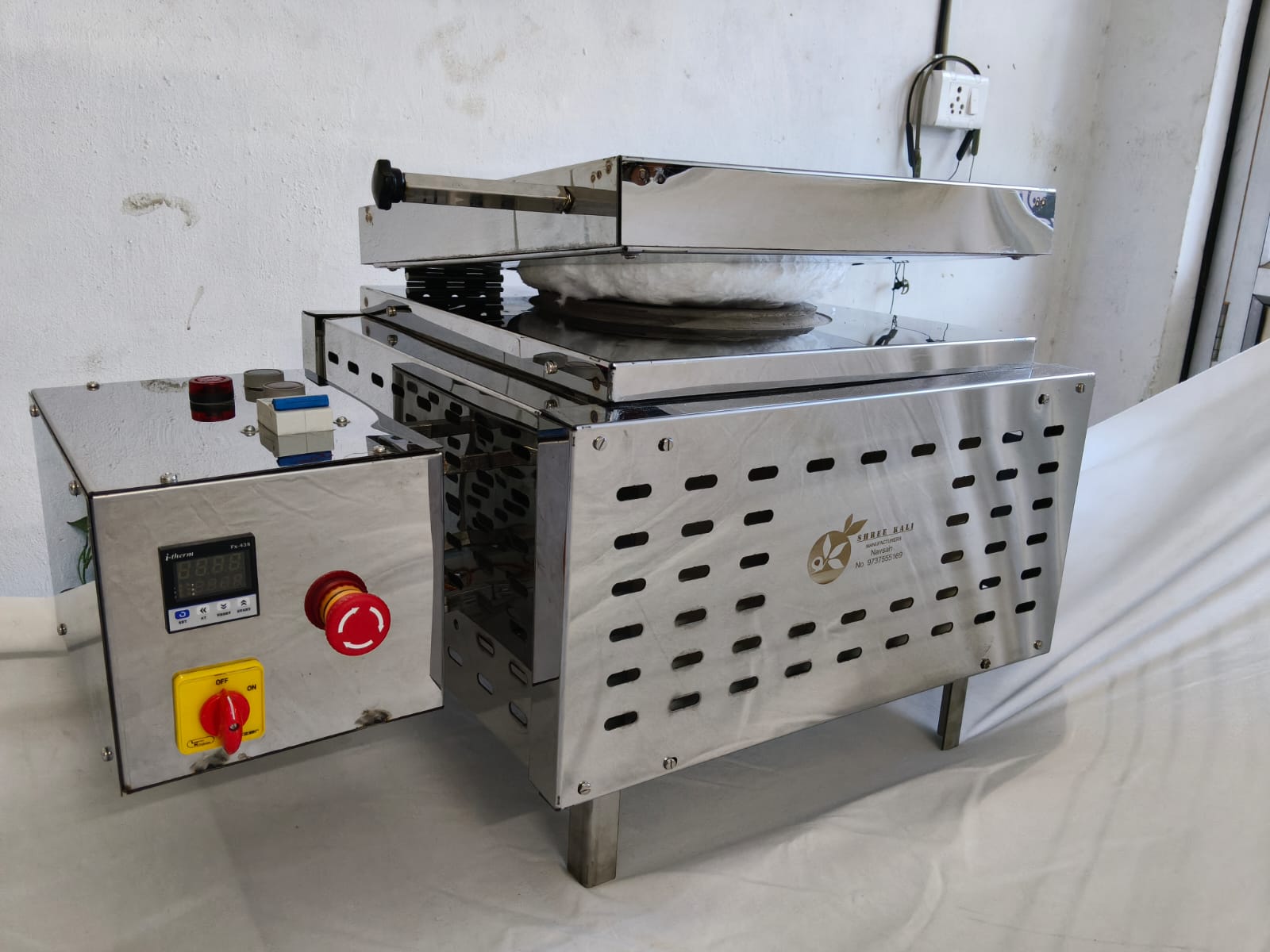 Shree Kali furnace side angle with logo panel