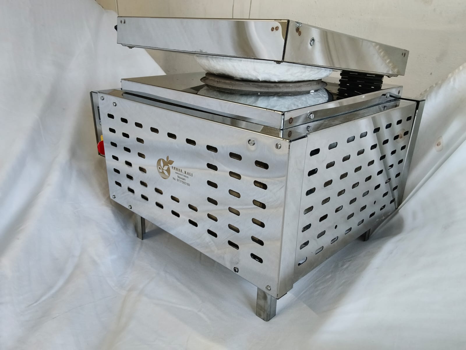 Shree Kali furnace rear side polished body view